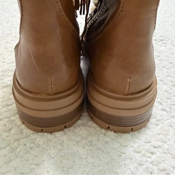 Circus by Sam Edelman Gretchen Shearling Hiker Boots Women’s Size 7 NWOB - Picture 5 of 14
